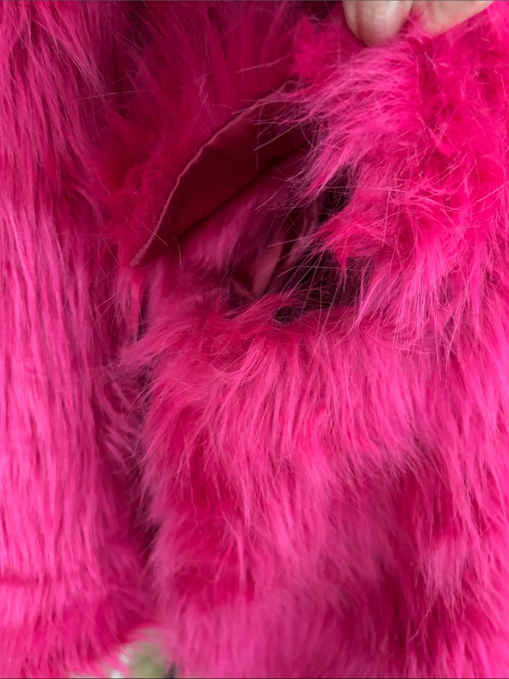 Fashion Nova Pink Fuzzy Coat - Picture 3 of 8